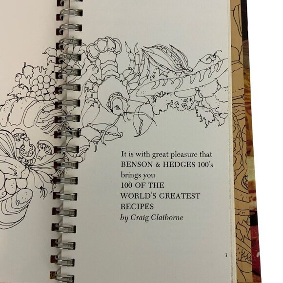 Benson & Hedges Presents 100 Of Worlds Greatest Recipes by Craig Claiborne 1976 - Picture 4 of 15